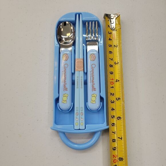 Brand New Japan Sanrio Cinnamoroll Tableware Set Stainless Steel - Picture 8 of 11